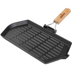 Buccan - Gietijzeren Grill Pan - 34cm - Eco - Zwart