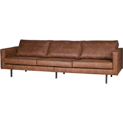 BePureHome Rodeo Bank 3-Zits - Recycle Leer - Cognac - 85x277x86