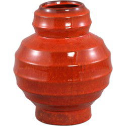 PTMD Vaas Portian - 24x24x30 cm - Keramiek - Oranje