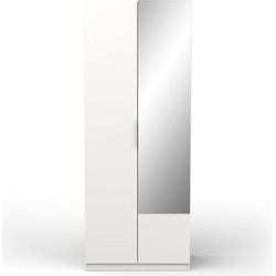 Kast met 2 deuren en spiegel Ghost - L79,4 cm