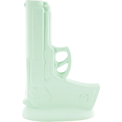 Vase - Gun - Ceramics - Mint Green  - 15x9x23cm