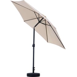 Feel furniture - Parasol - Kantelbaar - 3 meter - Creme