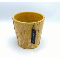 Villa Pottery  Gele Pot Victor - Gele Pot 18x18x17 hoog