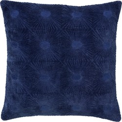 Dutch Decor SUN - Sierkussen van katoen 45x45 cm Insignia Blue - blauw - Dutch Decor