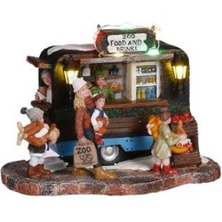 Zoo foodtruck battery operated - l15xb9xh10,5cm - Luville