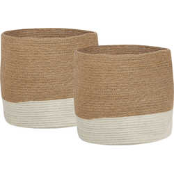 Beliani BULANIK - Mand-Beige-Jute