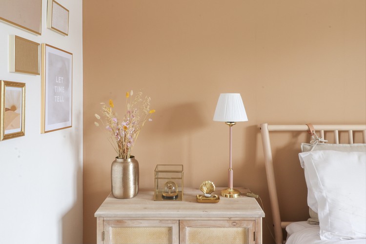 fris interieur pasteltinten kleur muur