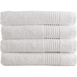 PHLOX Handdoeken Set 70x140 cm - 4 stuks - 600 g/m2 Zacht Katoen - Supreme Collectie - Wit