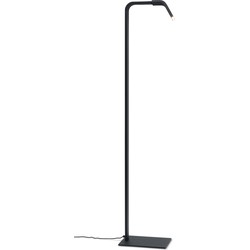 Vloerlamp Zurich - Zwart - 32x28x142cm