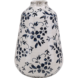MARONEIA - Bloemenvaas - Wit - 20 cm - Keramiek
