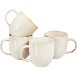 GINSENG - Mokken set van 4 - Lichtbeige - Steengoed