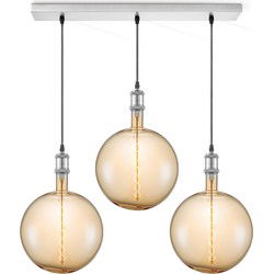 Home sweet home hanglamp Vintage 3L Beam Spiral g260 - amber