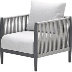 Diamo lounge fauteuil - carbon black - grey sand - valley sand