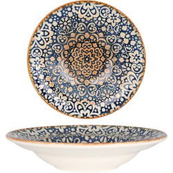 Bonna Pastabord - Alhambra - Porselein - 24 cm (400cc) - set van 2