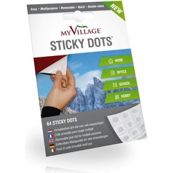 5 stuks - Sticky dots 64 stuks