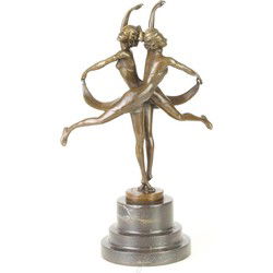 BRONZEN BEELD VAN DE DANSENDE ZUSTERS