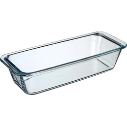 Ovenschaal rechthoek - Transparant - Geglazuurd glas - 31 x 12 x 7 cm - Ovenschalen