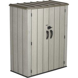 Lifetime® LB60209 Tuinschuur Kunststof XL - 70x136x172cm - Grijs