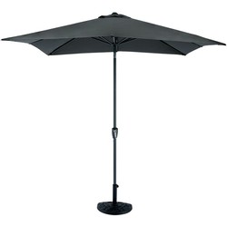 Feel Furniture - Kantelbare vierkante parasol - 2.5 m - Donkergrijs