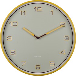 Wall Clock Lined Numbers