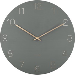 Wall Clock Charm Engraved Numbers