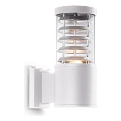 Moderne Witte Wandlamp Tronco - Ideal Lux - E27 - Aluminium - Verlicht donkere hoeken