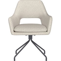 Eetkamerstoel Mos Off-White Spider Swivel - Giga Meubel