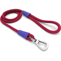 MORSO HONDENRIEM REGULAR ROPE GERECYCLED RED VELVET ROOD 120X1 CM