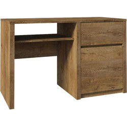 Meubella - Bureau Monaco - Eiken - 120 cm