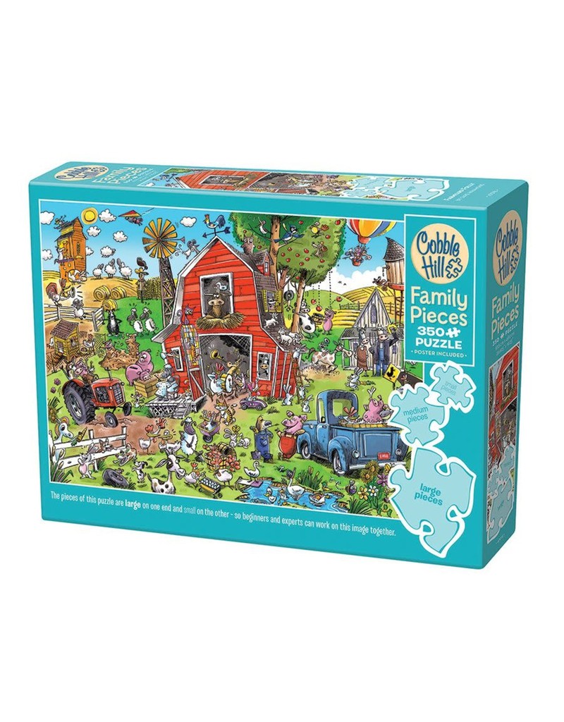 Cobble Hill Cobble Hill family puzzle 350 pieces - Farmyard folly - 