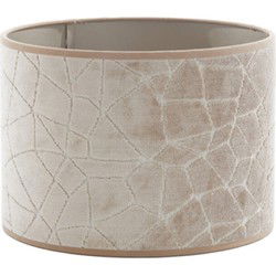 Light & Living - kap - Kassei - grijs - textiel - Ø 25cm - E27 - 2225816