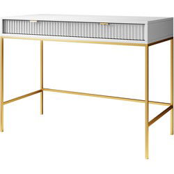 Meubella - Kaptafel Navil 2 - Wit - 104 cm