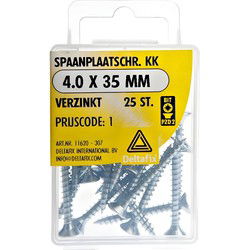 Spaanpl.schr. 4.0x35mm 25st