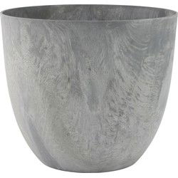 Ter Steege Plantenpot - betongrijs - kunststof - 38 x 33 cm - Plantenpotten