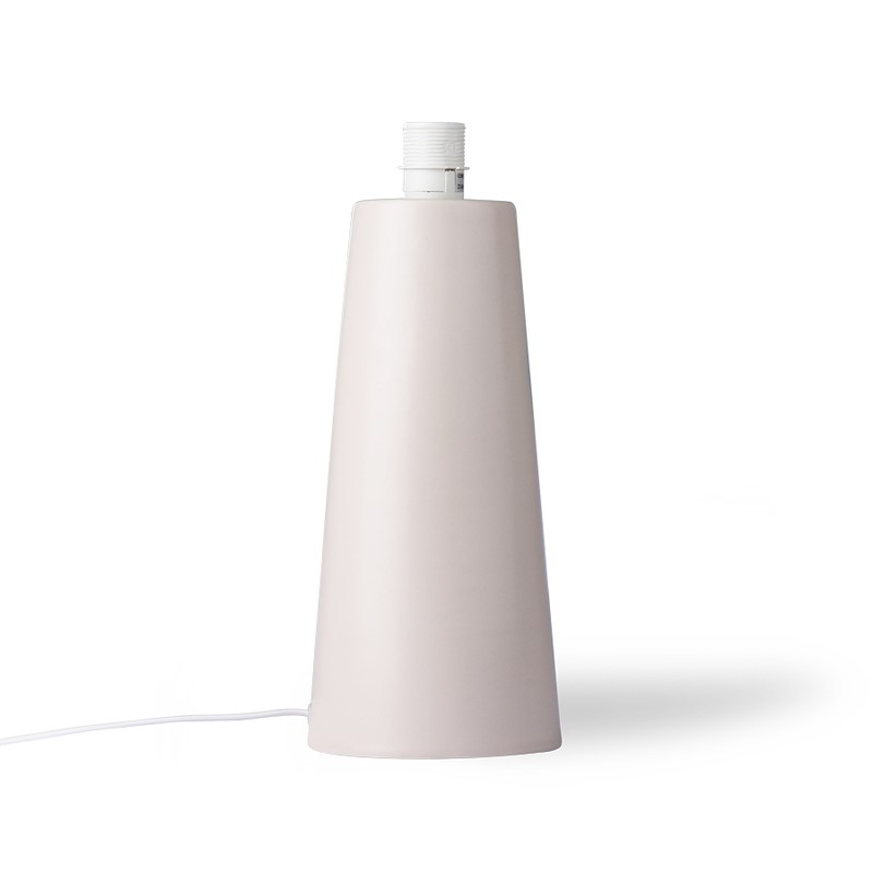 HKliving lampenvoet cone kegelvormig mat skin 16,5x16,5x40cm - 