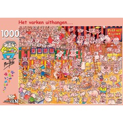 Puzzelman Puzzelman De Puzzelvarkentjes - Marc De Vos (1000)
