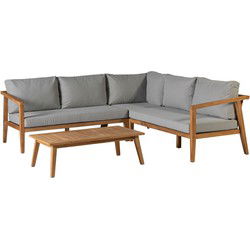 Lucca Corner Set Teak Fsc 100%