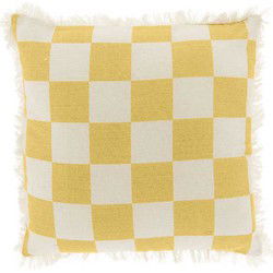 Unique Living - Sierkussen Stien Lemon Yellow -45x45cm