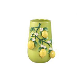PTMD Vaas Stacy - 21x20x29 cm - Keramiek - Groen