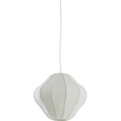 Light & Living - hanglamp - Sukau - wit - textiel - E27 - 2987706