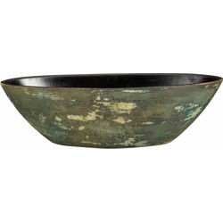 Mica Decorations Bloempot Olaf - 48x19x15 cm - Terracotta - Licht Groen