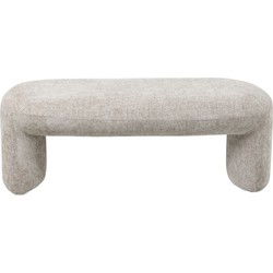 Halbankje Stof Taupe - 110x45x40cm - Raven
