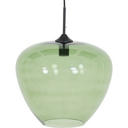 Light and Living hanglamp  - zwart - glas - 2952481