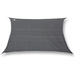 hanSe® Schaduwdoek Rechthoek Waterafstotend 3x6 m Zonnedoek Grijs