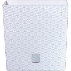 Prosperplast Plantenbak Rato - wit - kunststof - 20 cm - Plantenbakken