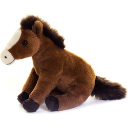 Living Nature Living Nature knuffel Brown Horse Lying 20cm
