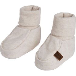 Baby's Only Slofjes Melange - Warm Linen - 3-6 mnd - 100% ecologisch katoen
