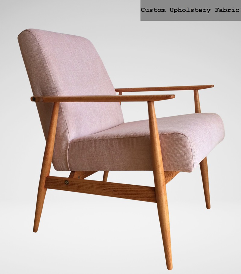 Mid-Century fauteuil H. Lis - Pools design - roze - 