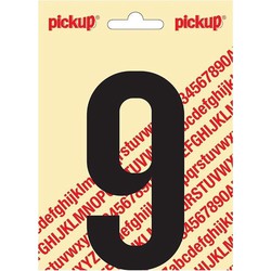 Plakcijfer Nobel Sticker cijfer 9 - Pickup