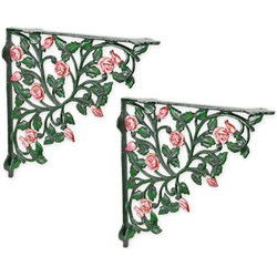 A CAST IRON WALL BRACKET